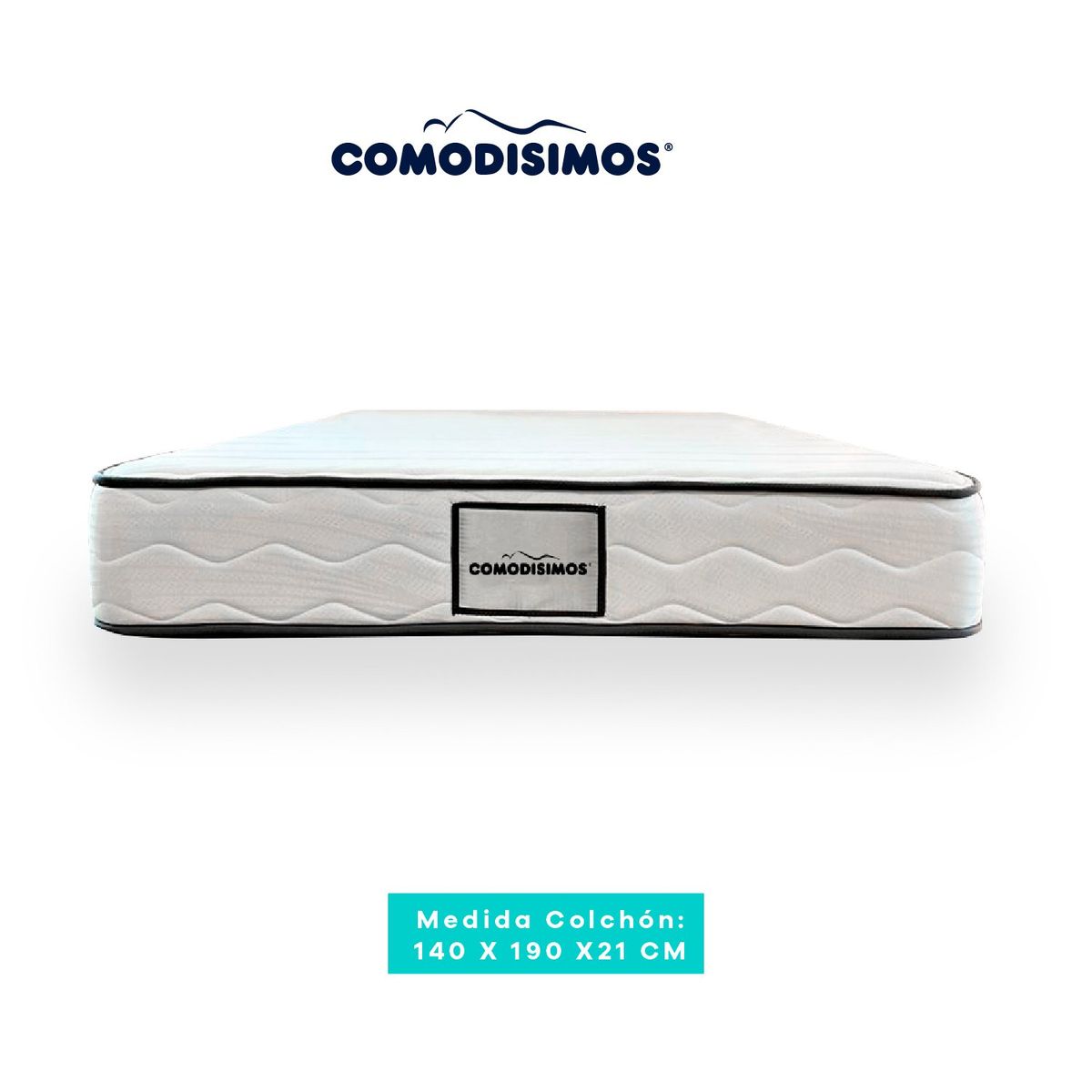 COMODISIMOS - Colchón Doble Firme Ortopédico Espumado Línea Access 140 x 190 cm Comodisimos