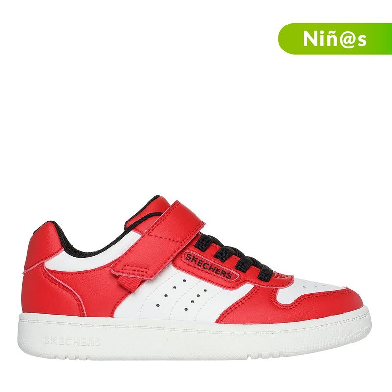 SKECHERS - Tenis moda Skechers Quick Street para Niño con Velcro