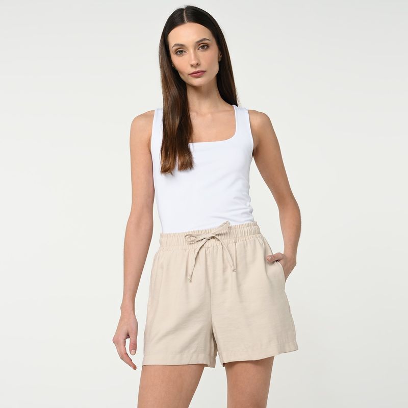 BASEMENT - Short Mujer Tiro alto Basement