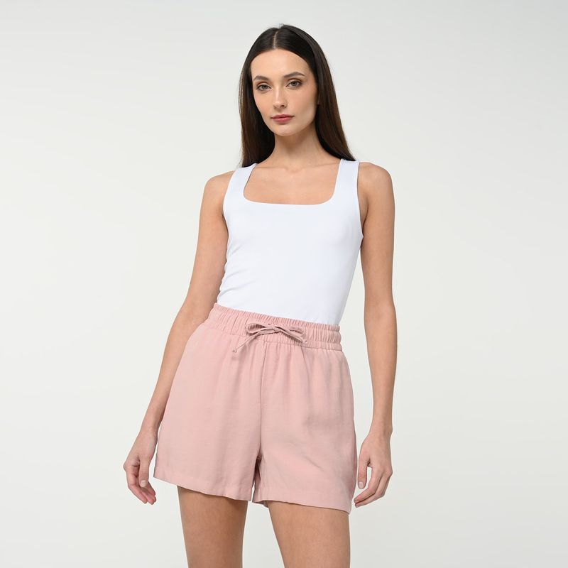 BASEMENT - Short Mujer Tiro alto Basement