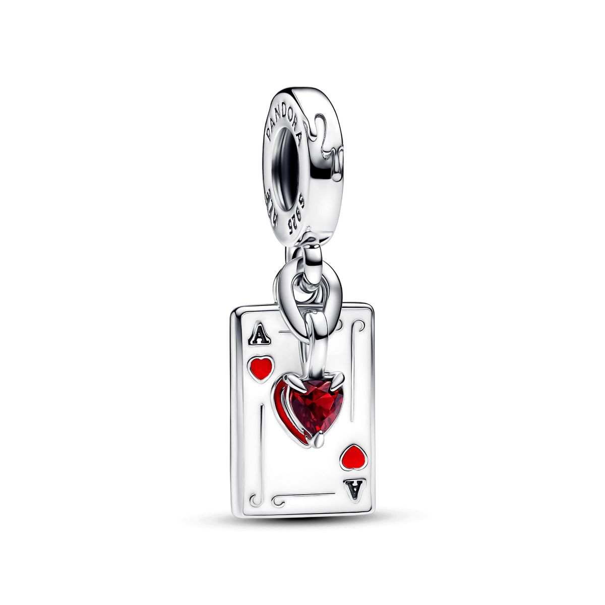 PANDORA - Charm Pandora Reina de Corazones Villanos de Disney Plata Esterlina