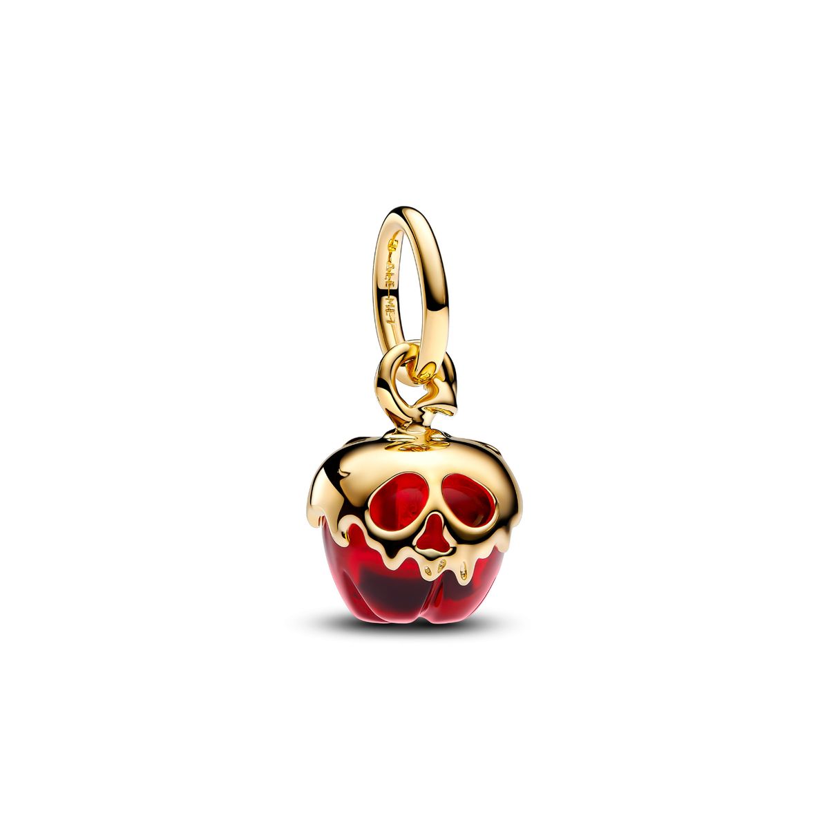 PANDORA - Charm Pandora Manzana Reina Malvada Villanos de Disney Recubrimiento en Oro