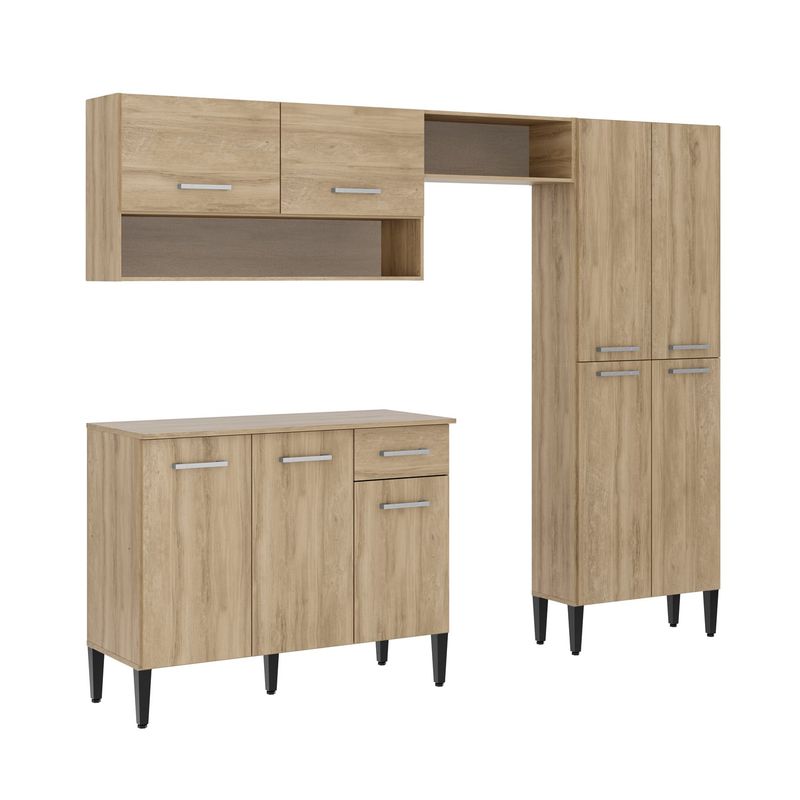 BERTOLINI - Cocina Integral Moderna en MDP Arizona de 230 cm Bertolini