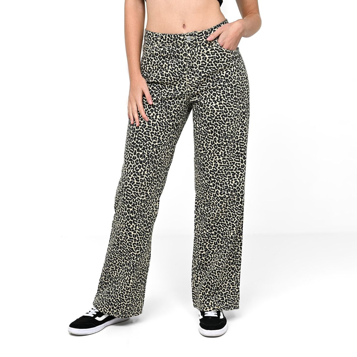 SYBILLA - Jean Wide Leg Mujer Tiro medio Sybilla