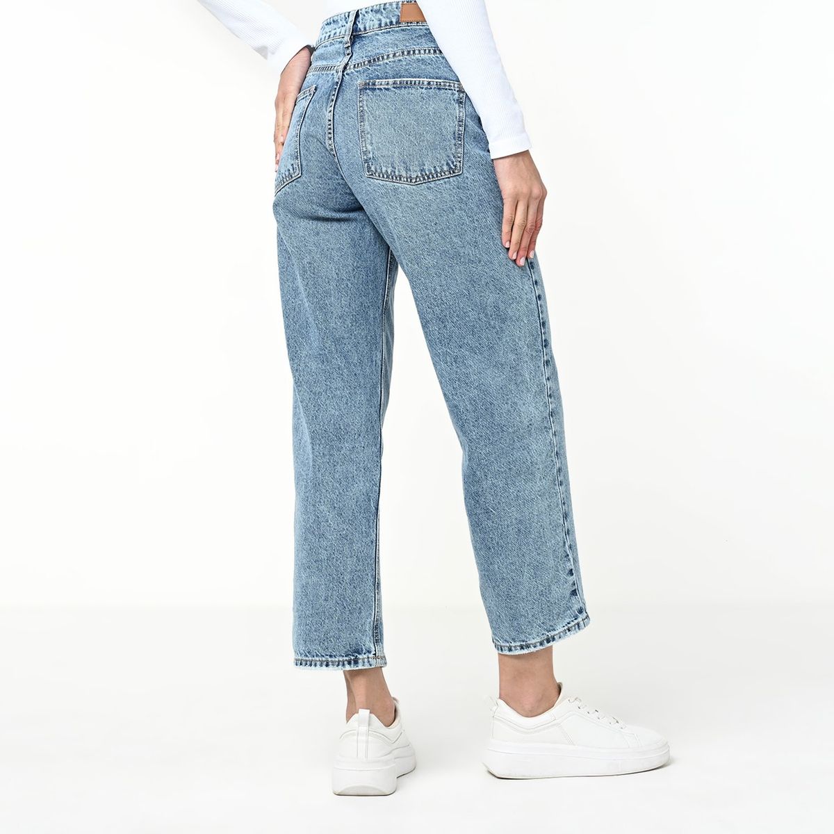 BASEMENT - Jean Recto Mujer Tiro medio Basement