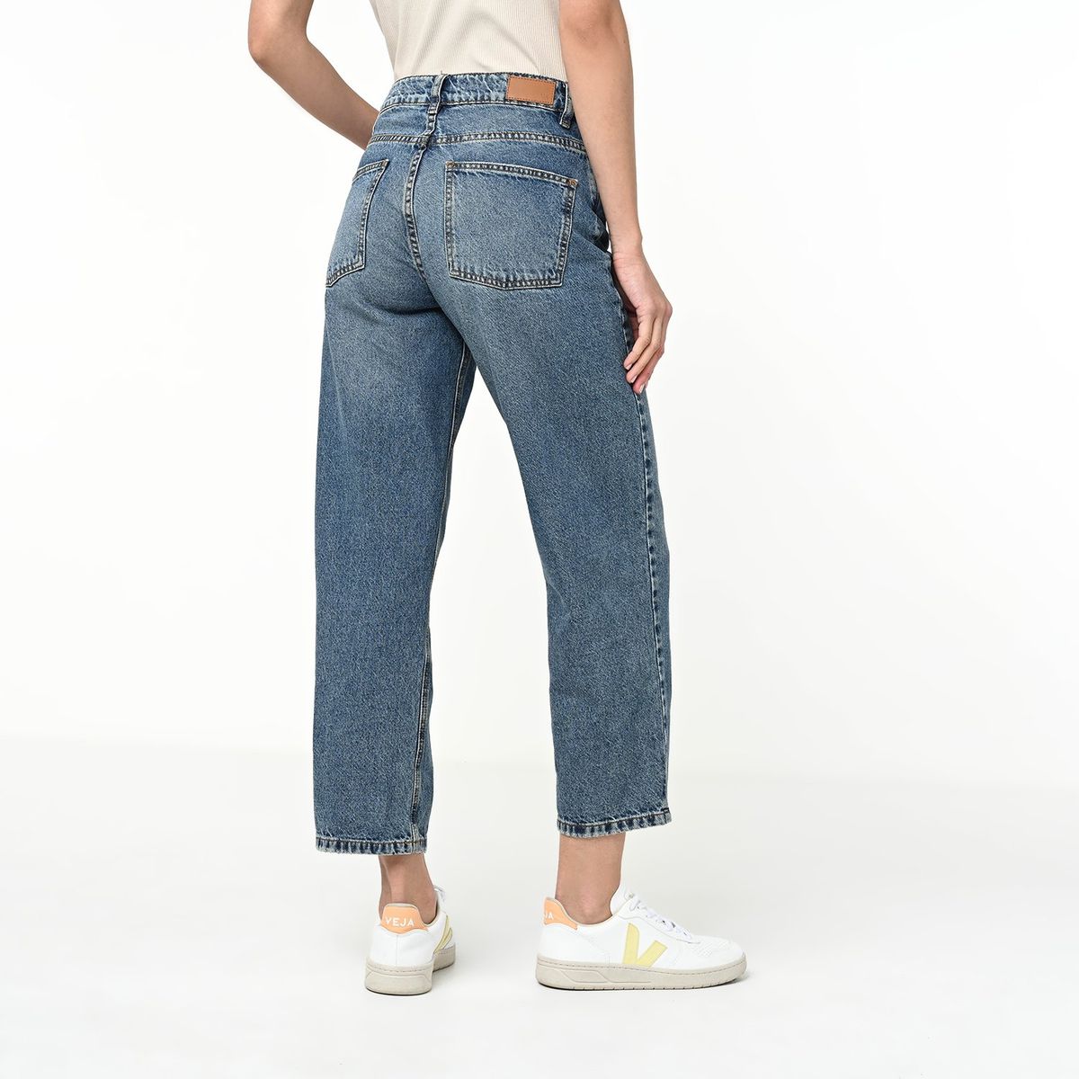 BASEMENT - Jean Recto Mujer Tiro medio Basement