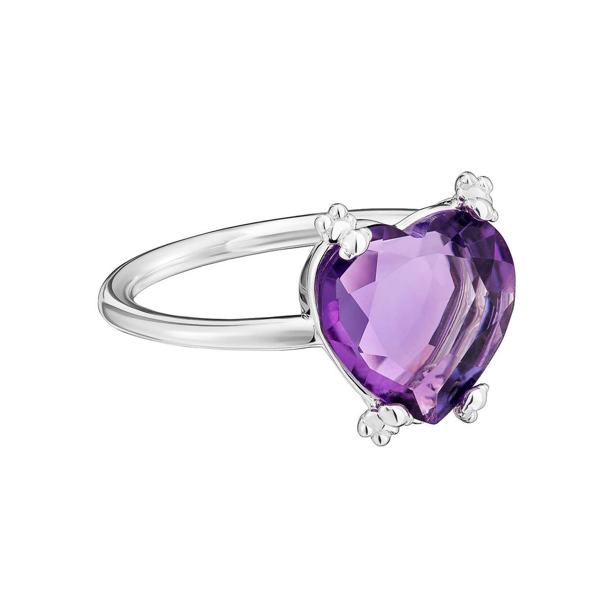 TOUS - Anillo de plata y amatista Color Pills