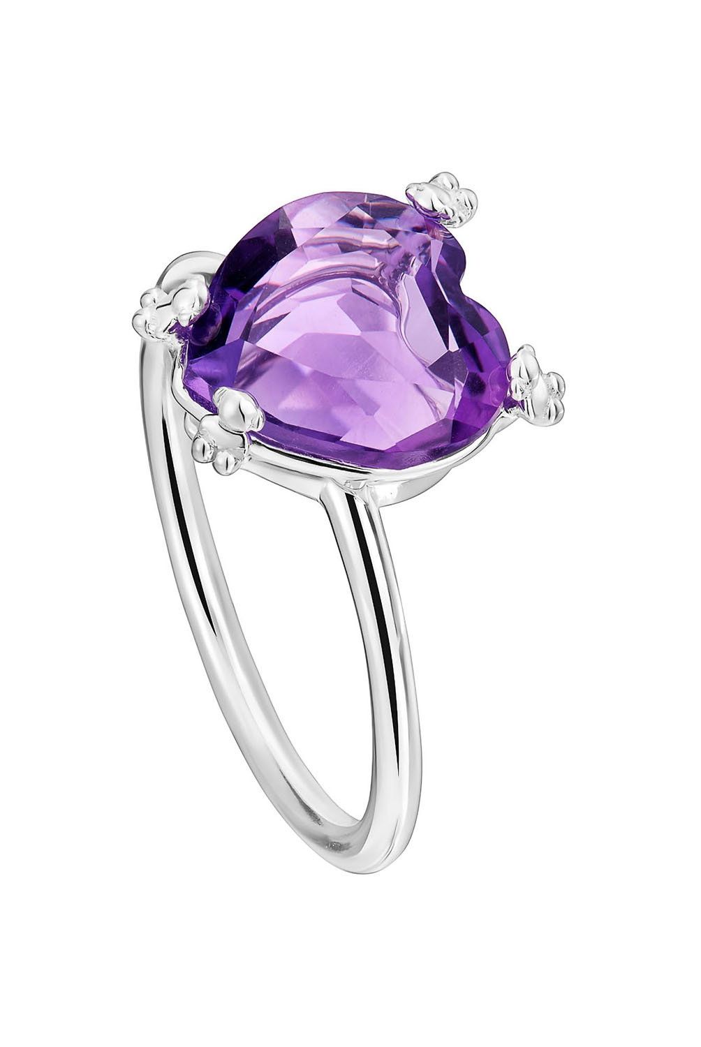 TOUS - Anillo de plata y amatista Color Pills