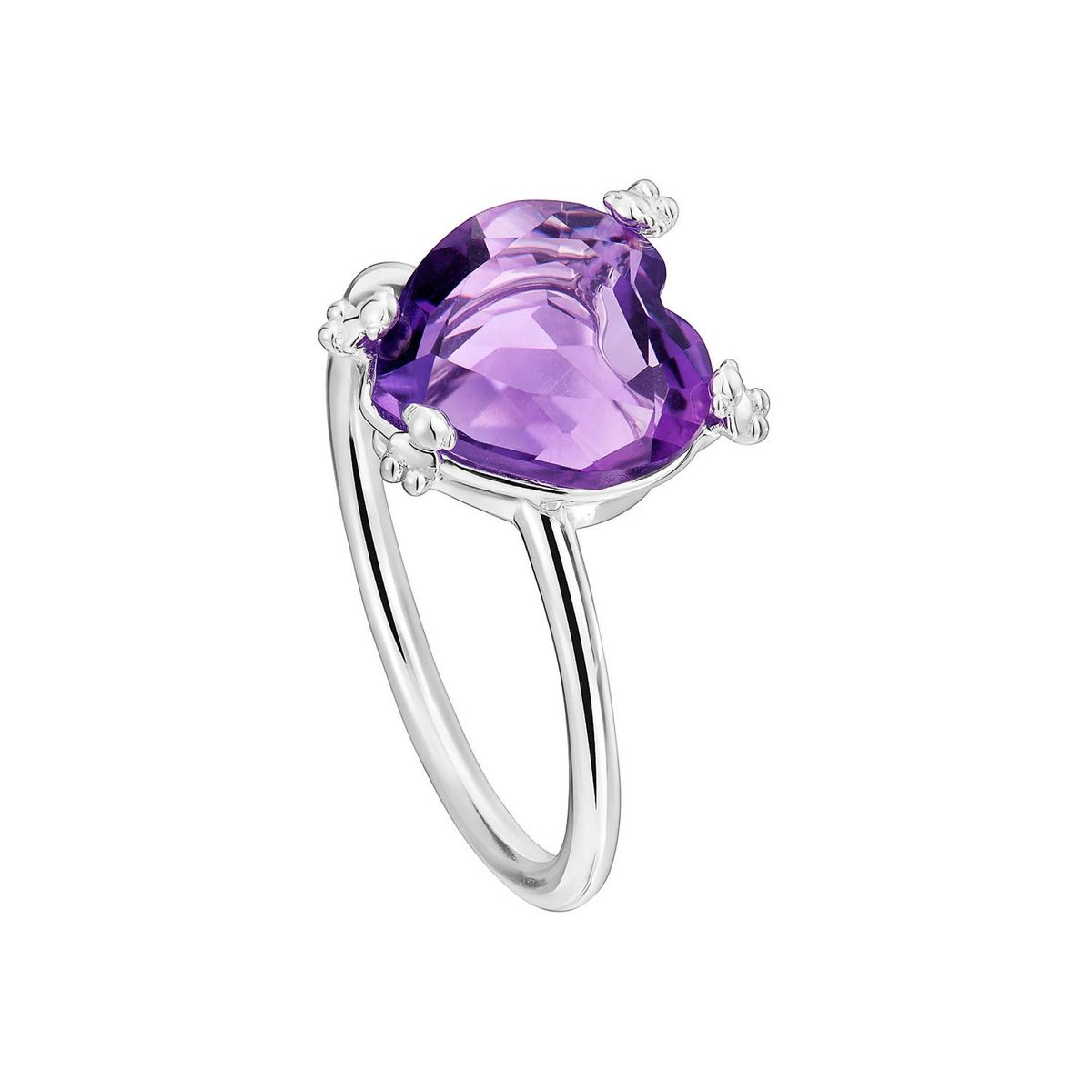 TOUS - Anillo de plata y amatista Color Pills