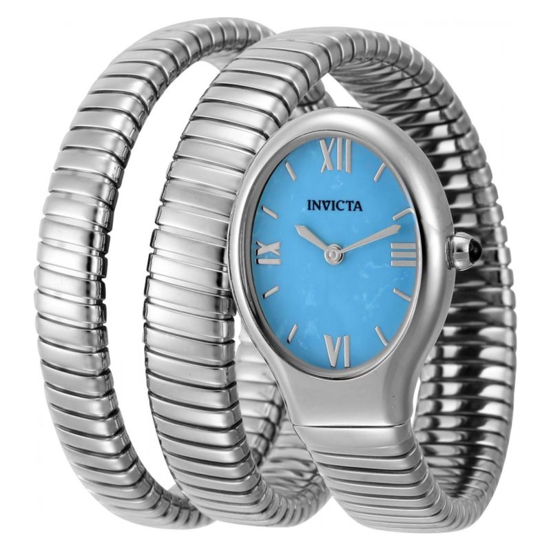 INVICTA - Reloj Invicta para Mujer Mayamar . Reloj Análogo Acero inoxidable Plateado