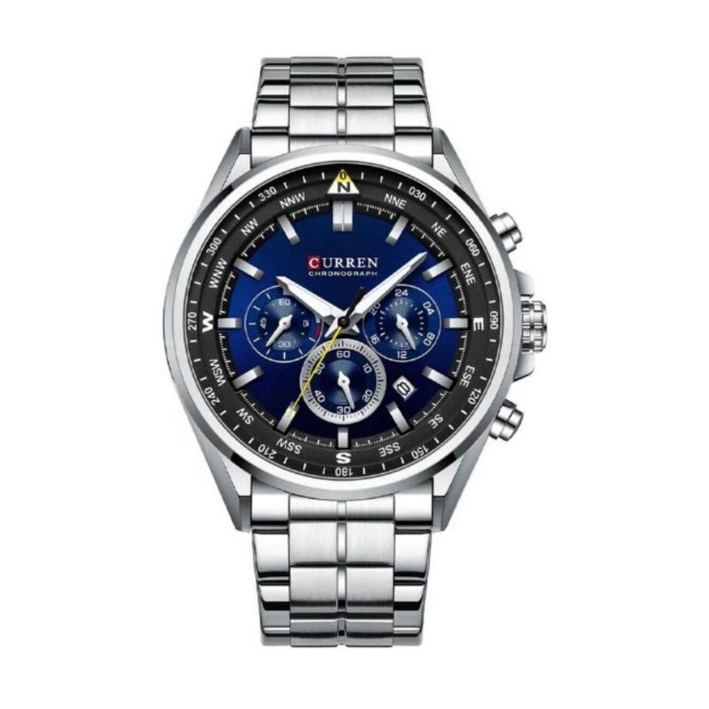 CURREN - Reloj Curren para Hombre KREd311903 . Reloj Análogo Acero inoxidable Plateado