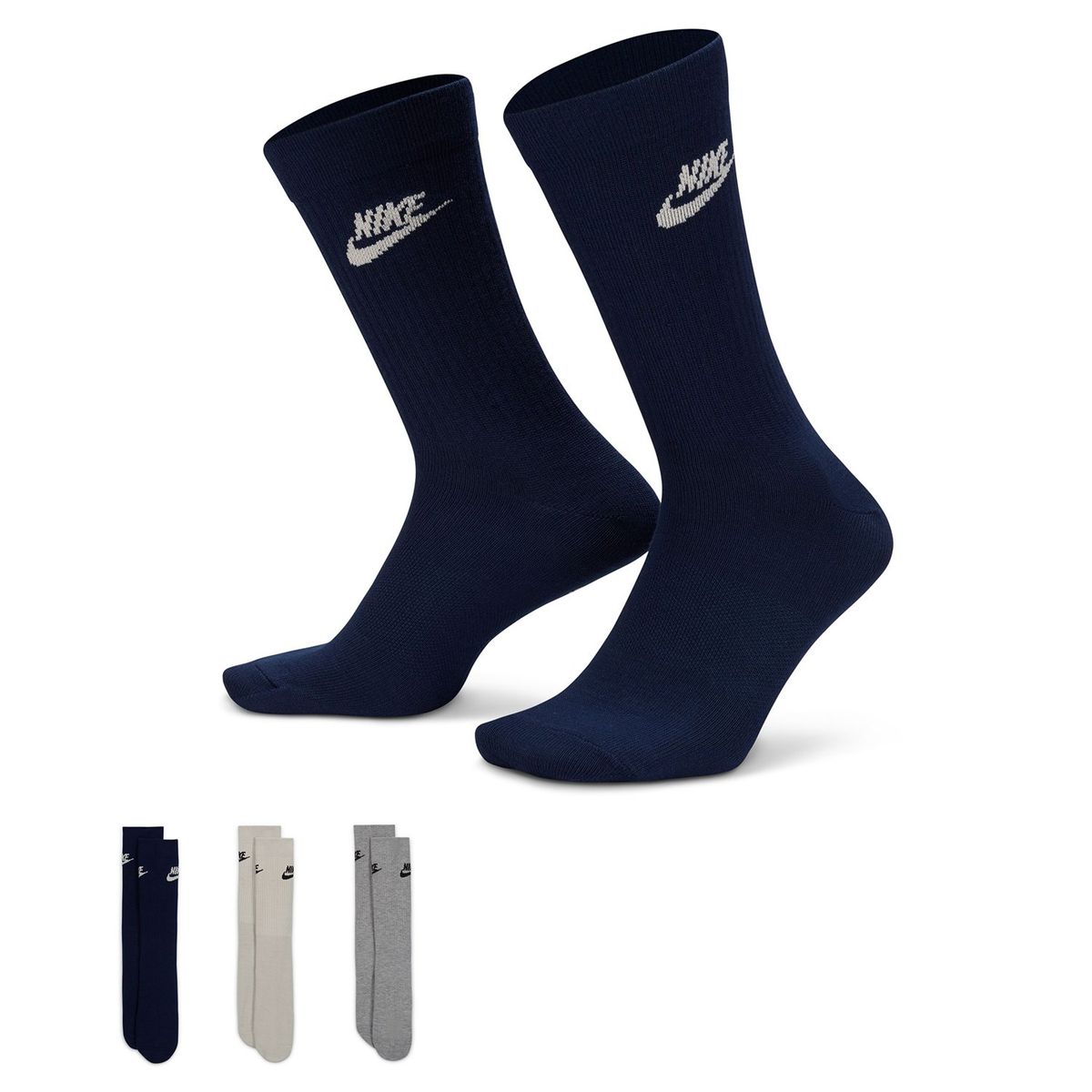 NIKE - Pack de 3 Medias Hombre Largo Nike