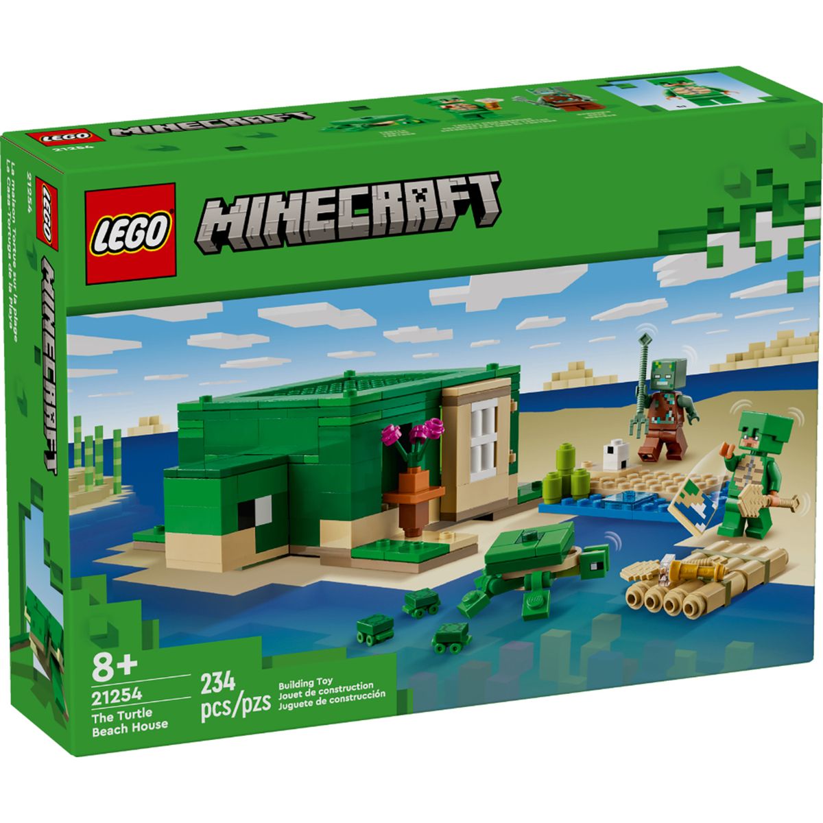 LEGO - LEGO: Casa tortuga de la playa. Minecraft