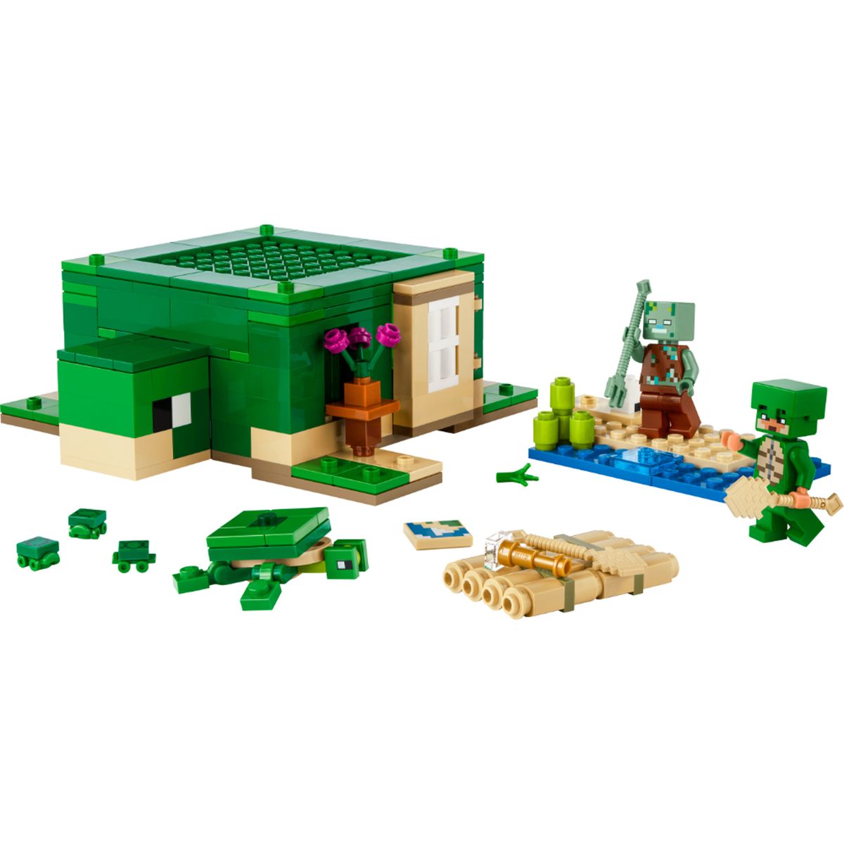 LEGO - LEGO: Casa tortuga de la playa. Minecraft