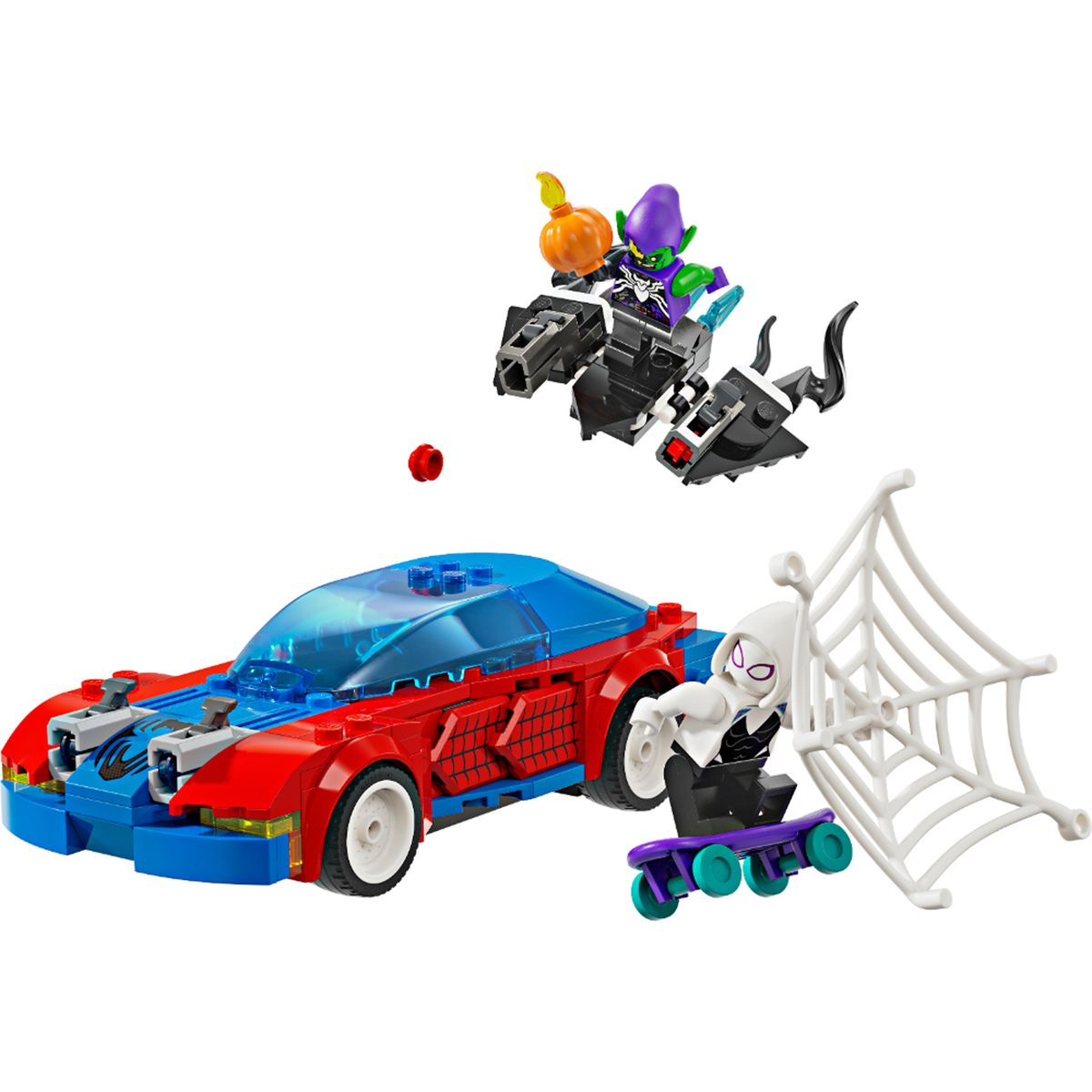 LEGO - LEGO: Carro Spiderman deportivo & el Duende Verde venom Marvel