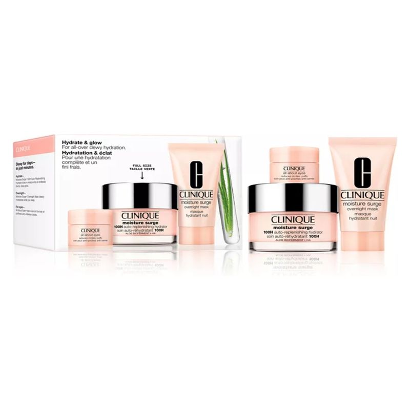 CLINIQUE - Hidratantes faciales HYDRATION & GLOW SET A FOR ALL Clinique Incluye: 3 Productos