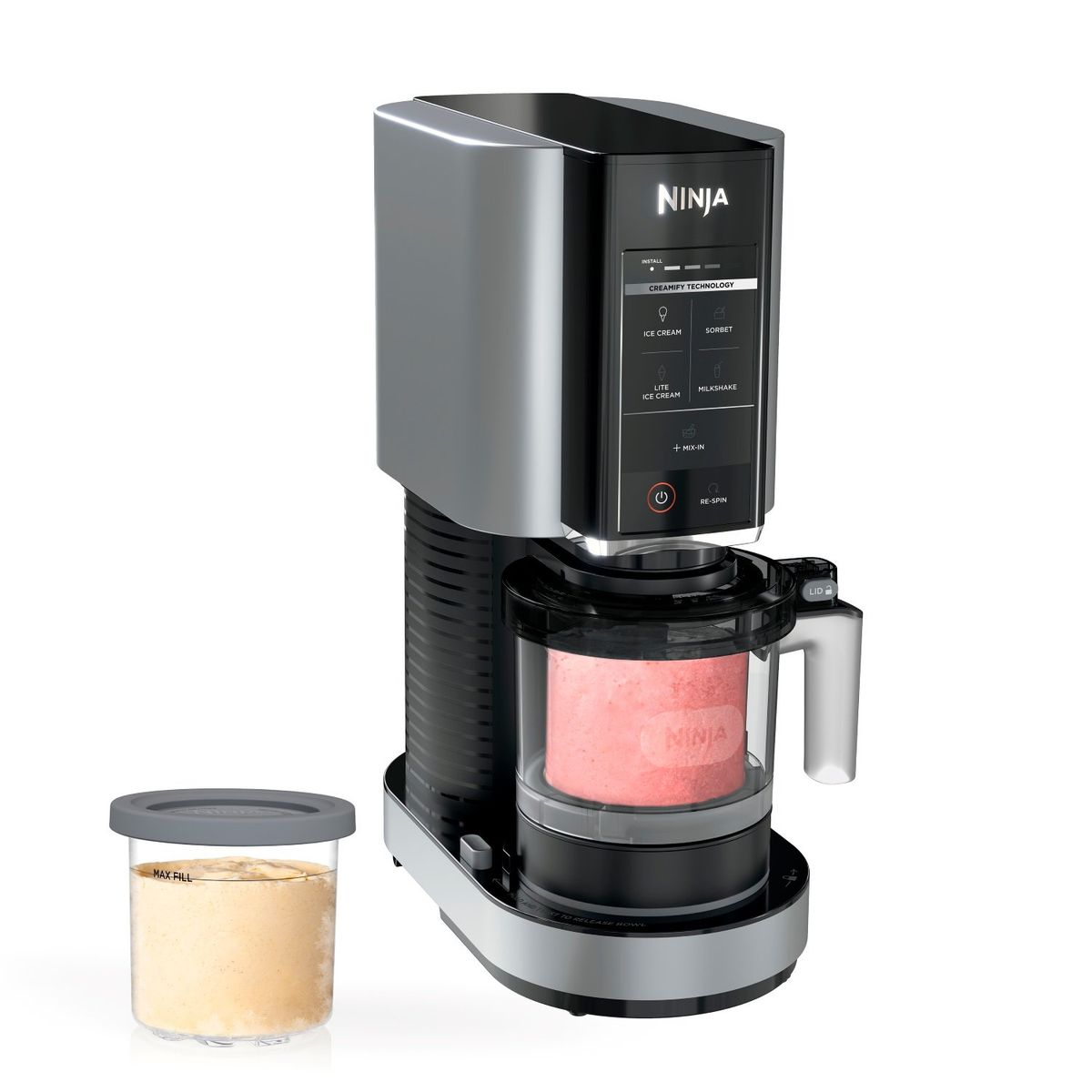 NINJA - Máquina de Helados Ninja Creami | 5 programas Predeterminados para Helados, Malteadas, Sorbetes, Helado Lite y Mezcla | NC300