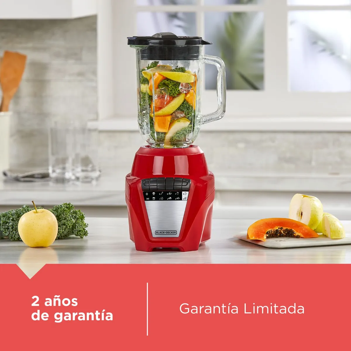 BLACK+DECKER - BLACK+DECKER Licuadora Ice Crush, BL0876-1RDLA