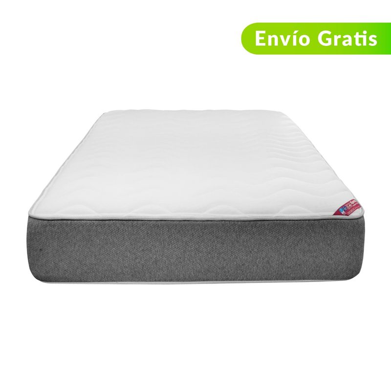 COLCHONES SPRING - Colchón Semidoble Firme Ortopédico Resortado con Pillow Maine 120 x 190 cm Colchones Spring 