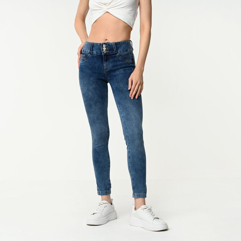 MOSSIMO - Jean Push Up Mujer Tiro medio Mossimo
