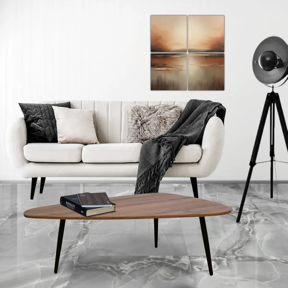 DKO DESIGN - Mesa de Centro Gota Amaretto