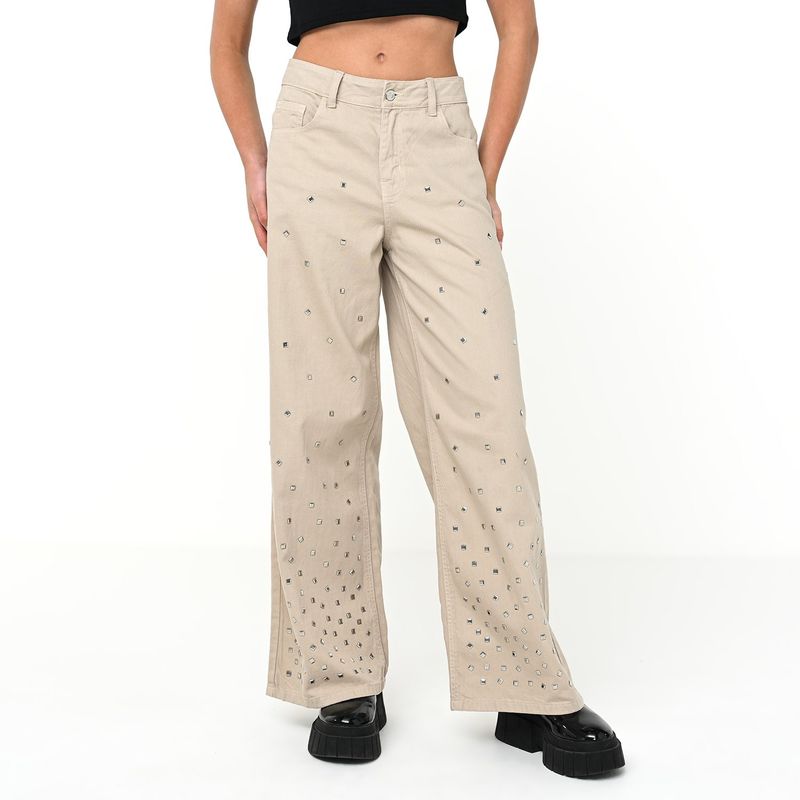 DENIMLAB - Jean Wide Leg Mujer Tiro medio Denimlab
