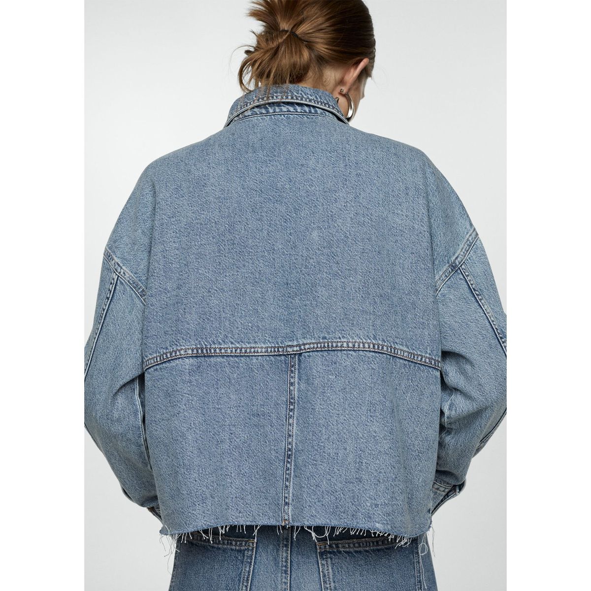 MANGO - Sobrecamisa Mujer MANGO