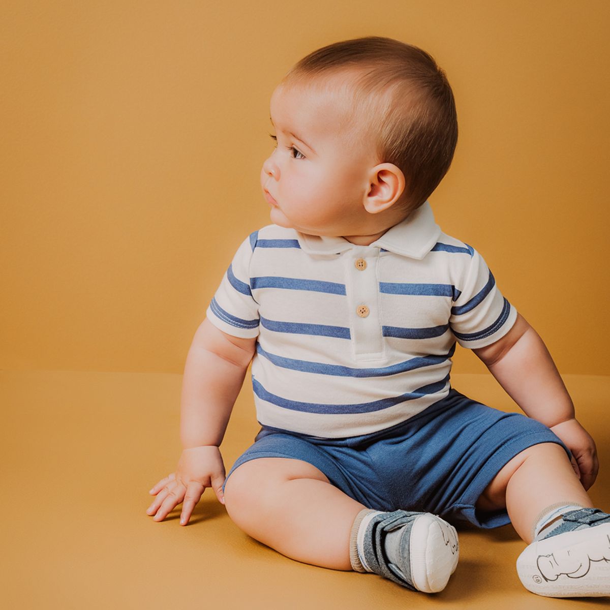 BABY FRESH - Set Body Manga corta + Short para Bebé niño en Algodón Baby Fresh