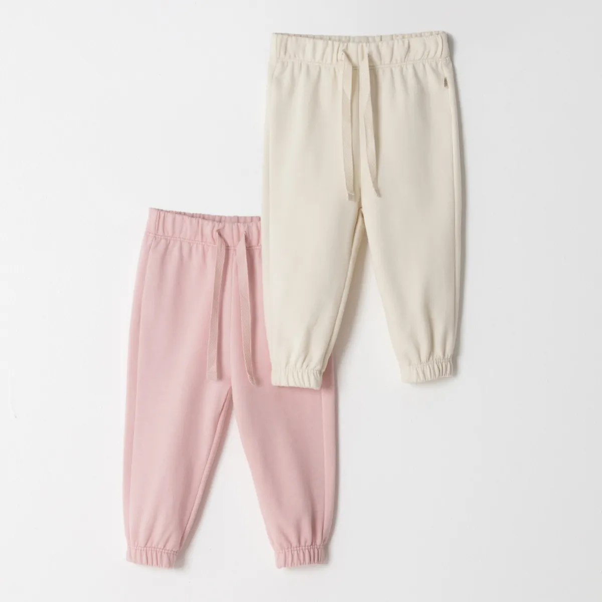 BABY FRESH - Pantalones para Bebé niña Pack de 2 unidades Cintura elásticada de Algodón Baby Fresh