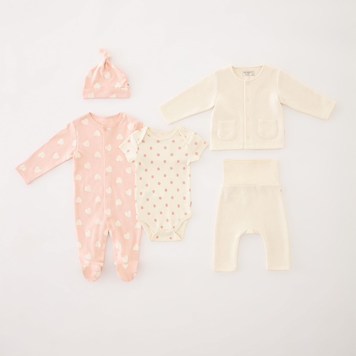 BABY FRESH - Pijama para Bebé niña 5 piezas de Algodón Baby Fresh