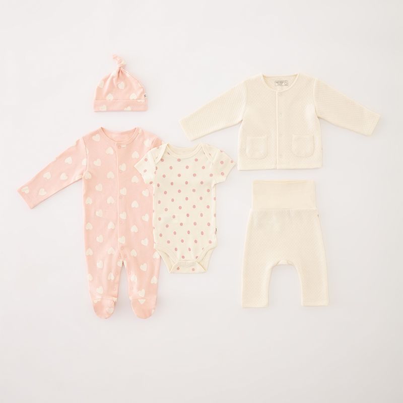 BABY FRESH - Pijama para Bebé niña 5 piezas de Algodón Baby Fresh
