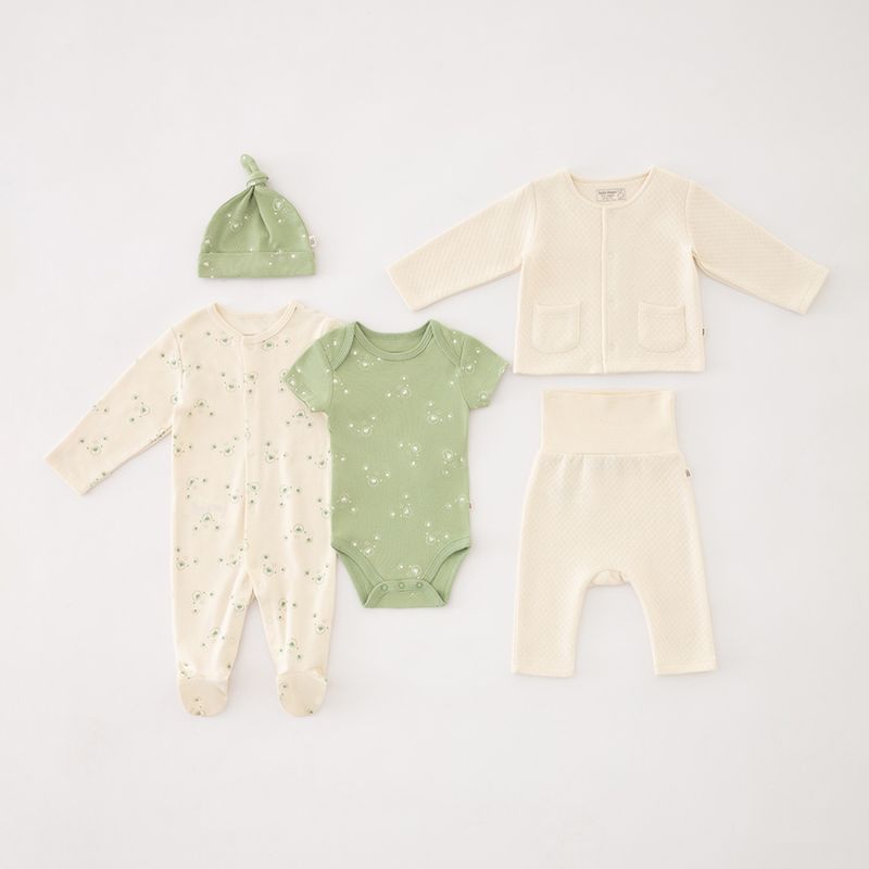 BABY FRESH - Pijama para Bebé niño 5 piezas de Algodón Baby Fresh