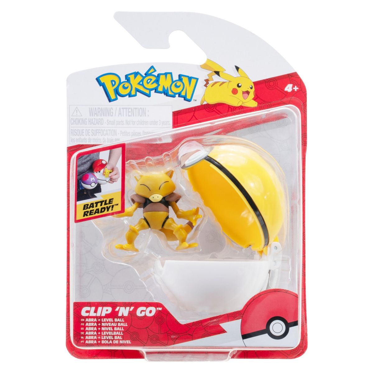 POKEMON - Pokebola Pokemon Abra Y Level Ball