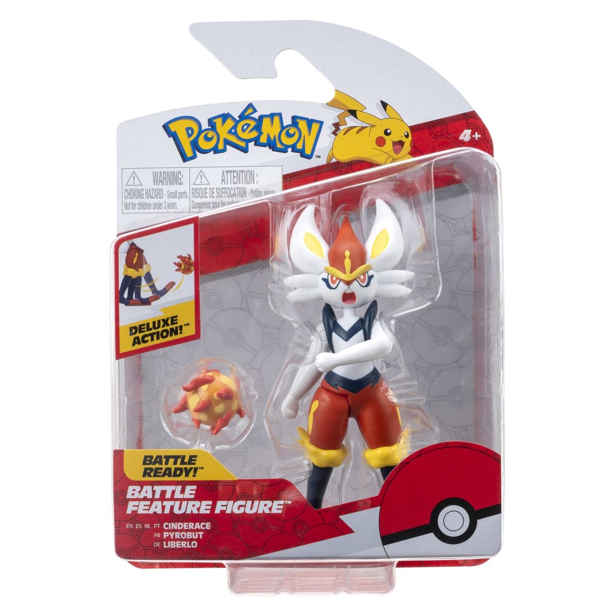 POKEMON - Figuras Pokemon 11.4 Cm - Cinderace