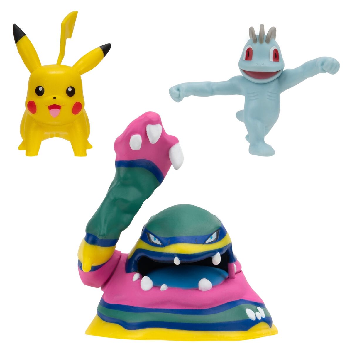 POKEMON - Figuras Pokemon Machop-Pikac-Alolan