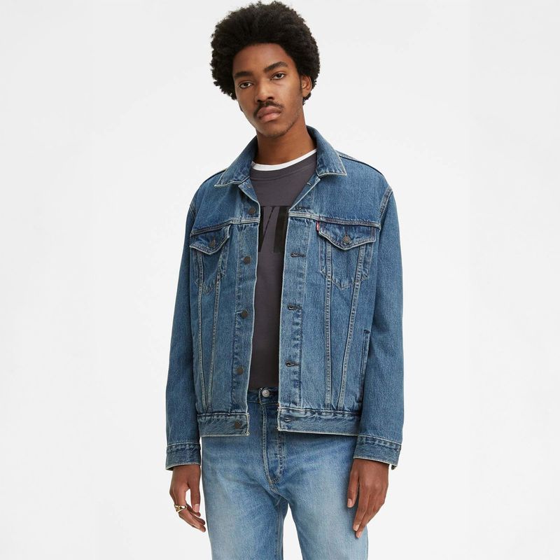 LEVIS - Chaqueta de jean Hombre de Algodón Levis