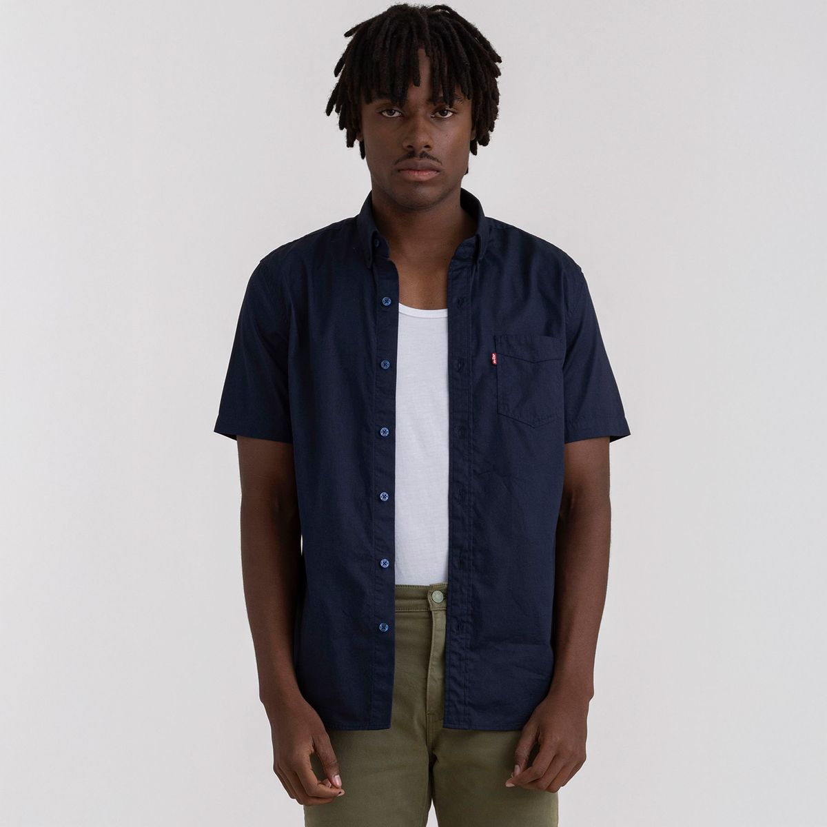 LEVIS - Camisa para Hombre Manga corta Recto de Algodón Levis 