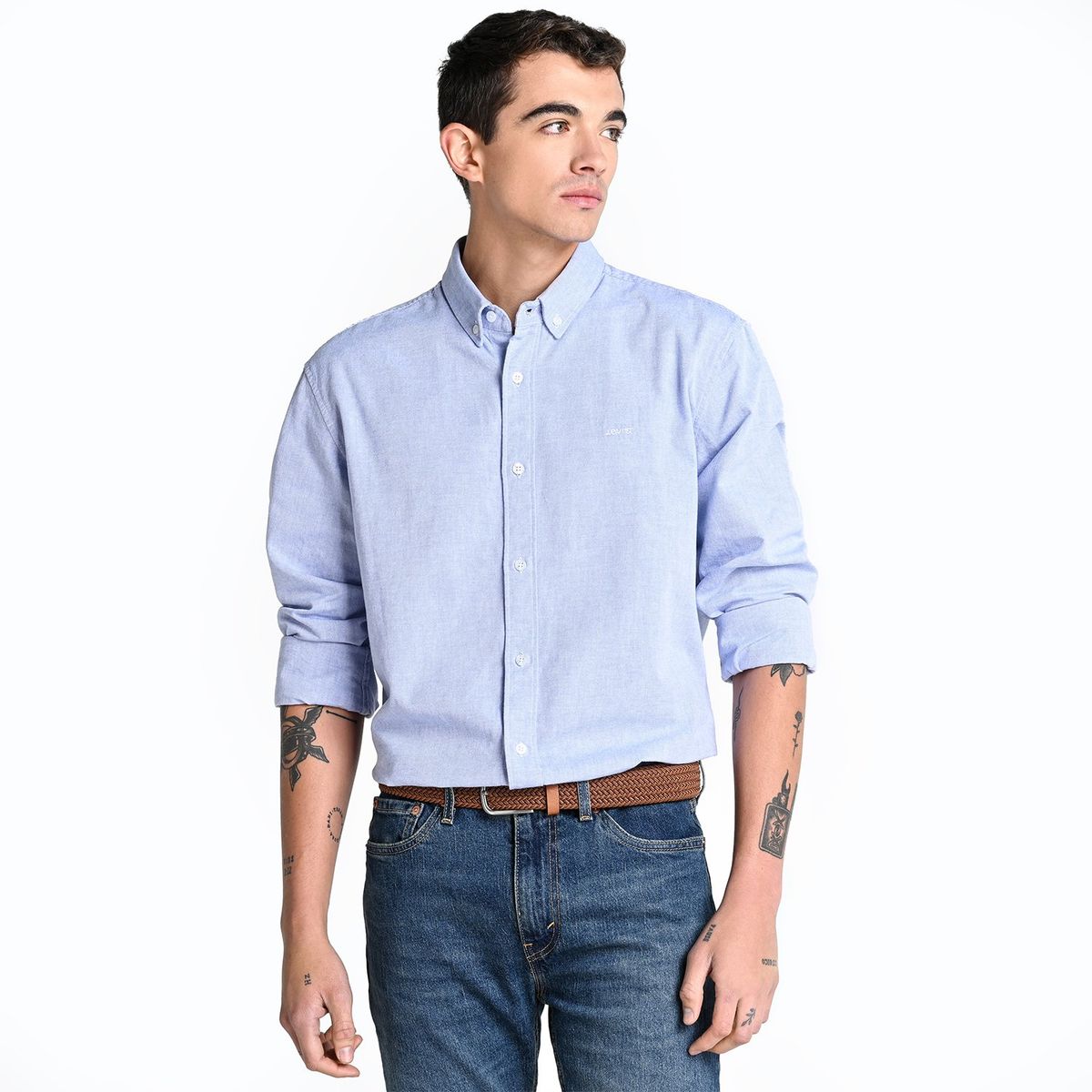 LEVIS - Camisa Hombre Manga larga Recto de Algodón Levis