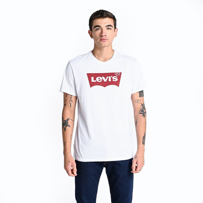 LEVIS - Camiseta para Hombre Manga corta con Logo de Algodón Levis