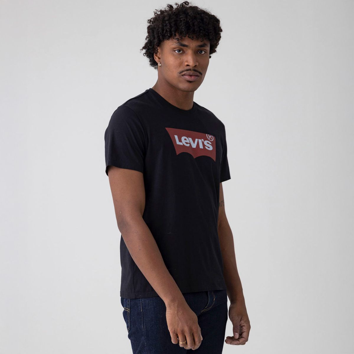 LEVIS - Camiseta Hombre Manga corta con Logo de Algodón LEVIS