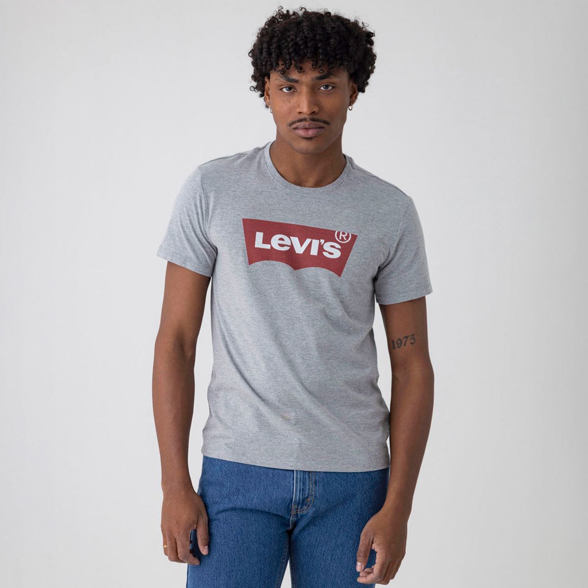LEVIS - Camiseta para Hombre Manga corta con Logo de Algodón Levis