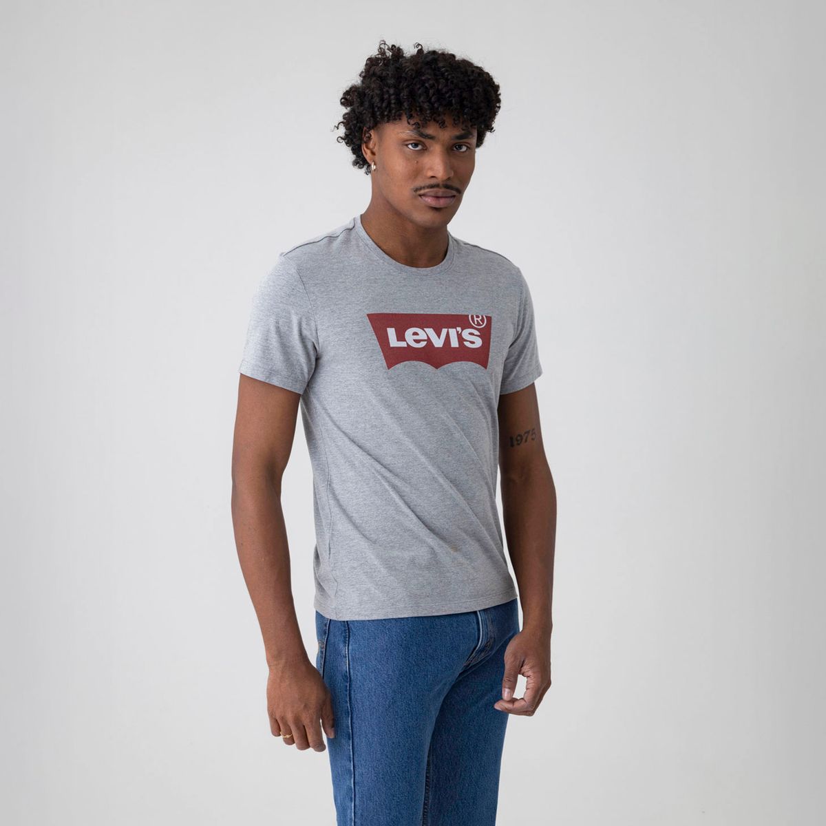 LEVIS - Camiseta para Hombre Manga corta con Logo de Algodón Levis