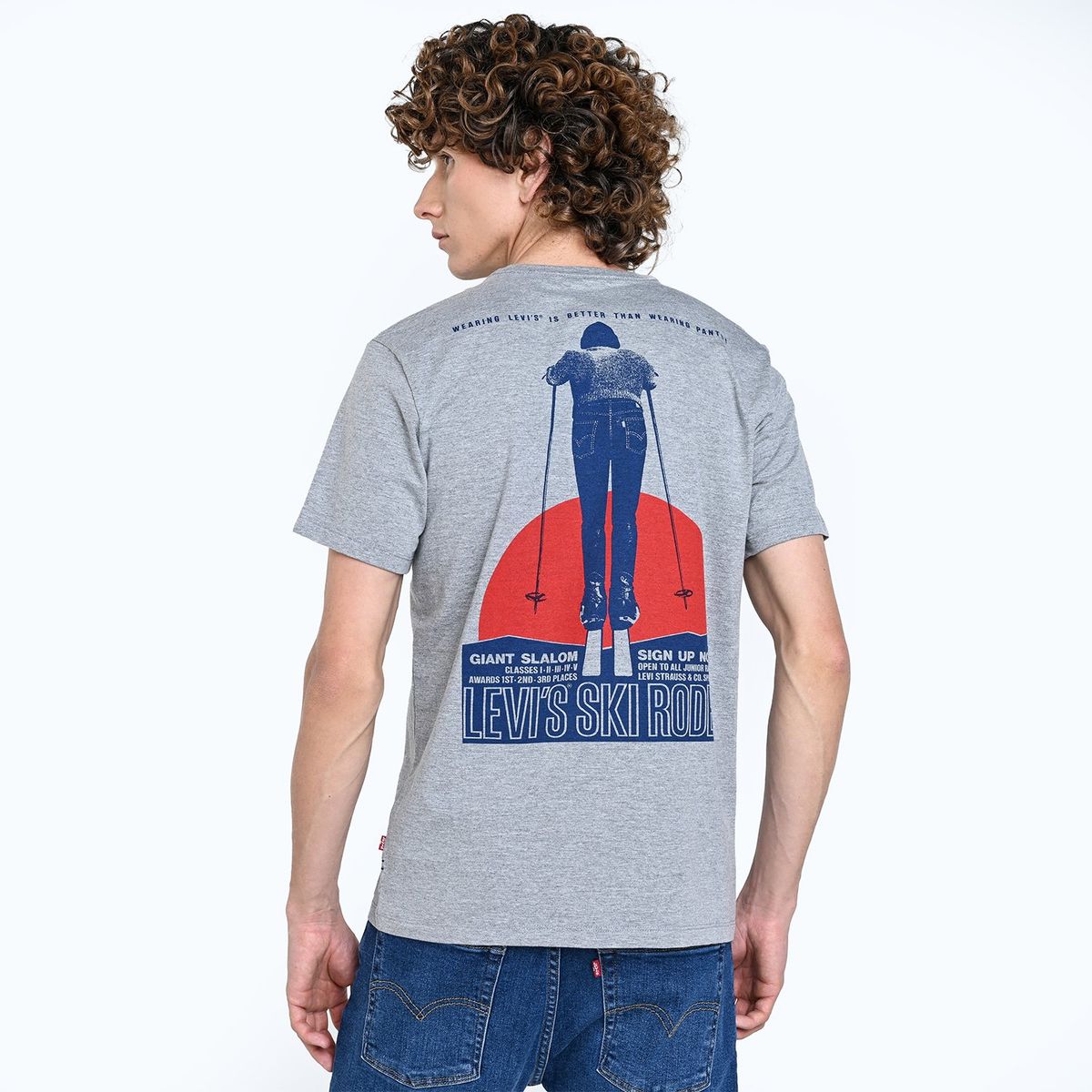LEVIS - Camiseta Hombre Manga corta con Estampado de Algodón Levis
