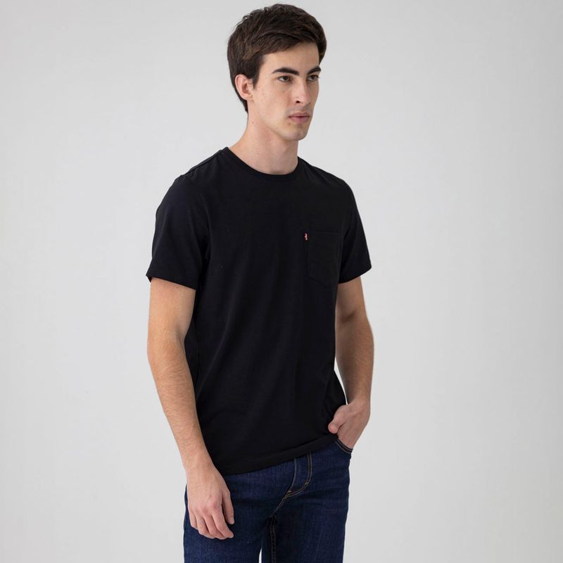LEVIS - Camiseta Hombre Recto de Algodón Levis
