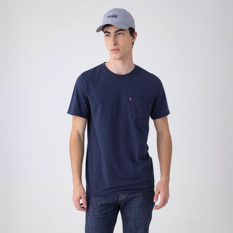 LEVIS - Camiseta Hombre Recto de Algodón Levis