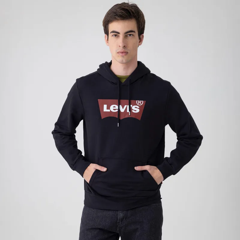 LEVIS - Hoodie para Hombre con Logo de Algodón Levis