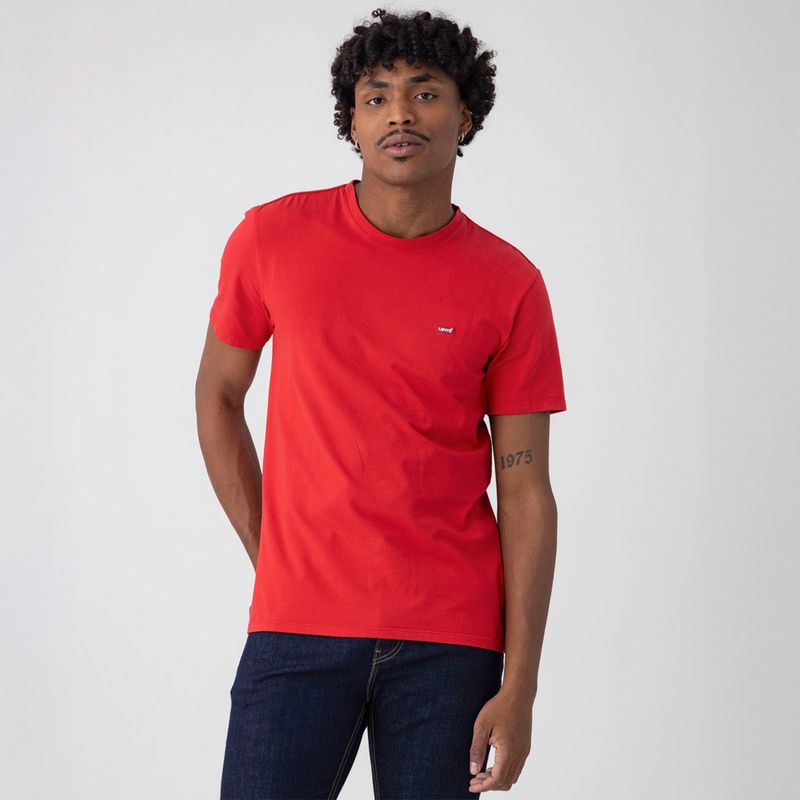 LEVIS - Camiseta Hombre Con Estampado Recto de Algodón Levis