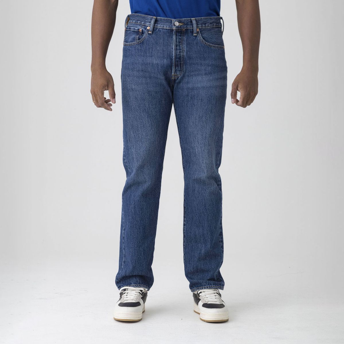 LEVIS - Jean 5 Bolsillos Hombre Recto 501 Largo 32 Levis