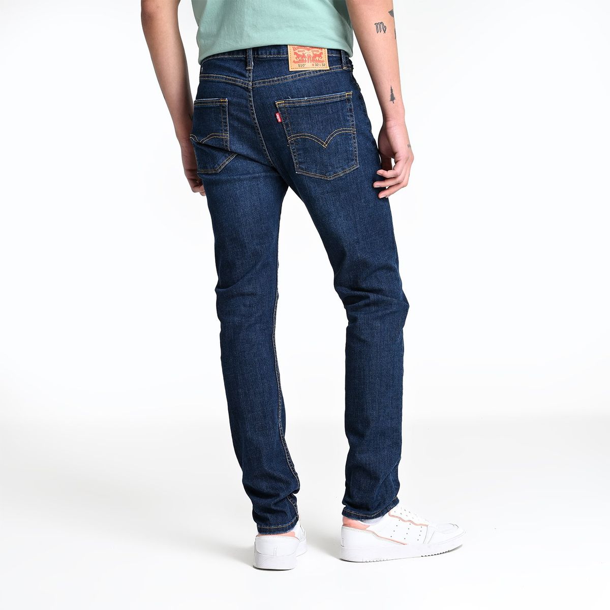 LEVIS - Jean 5 Bolsillos Hombre Skinny 510 Largo 32 Levis