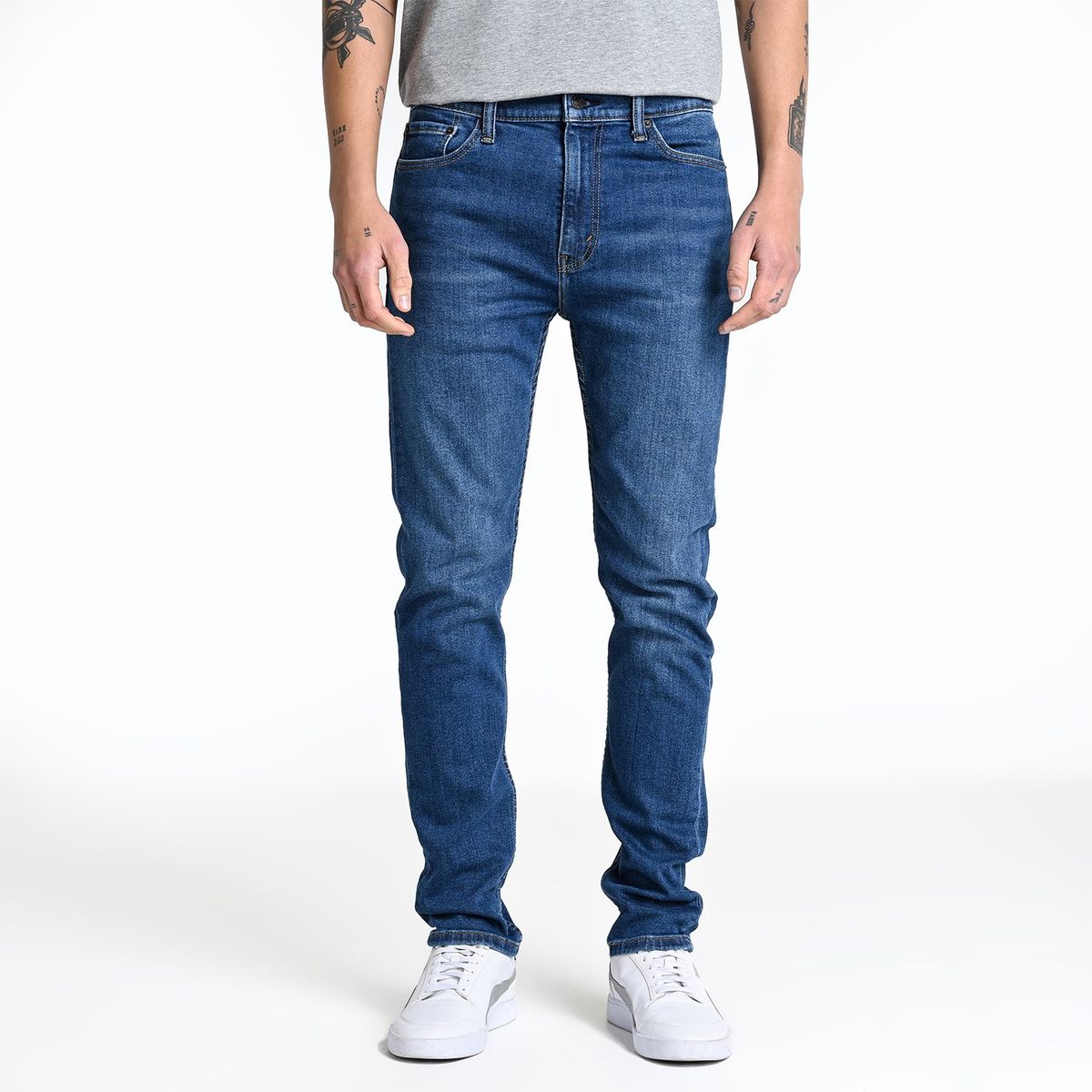LEVIS - Jean 5 Bolsillos para Hombre Recto 510 Largo 32 Levis